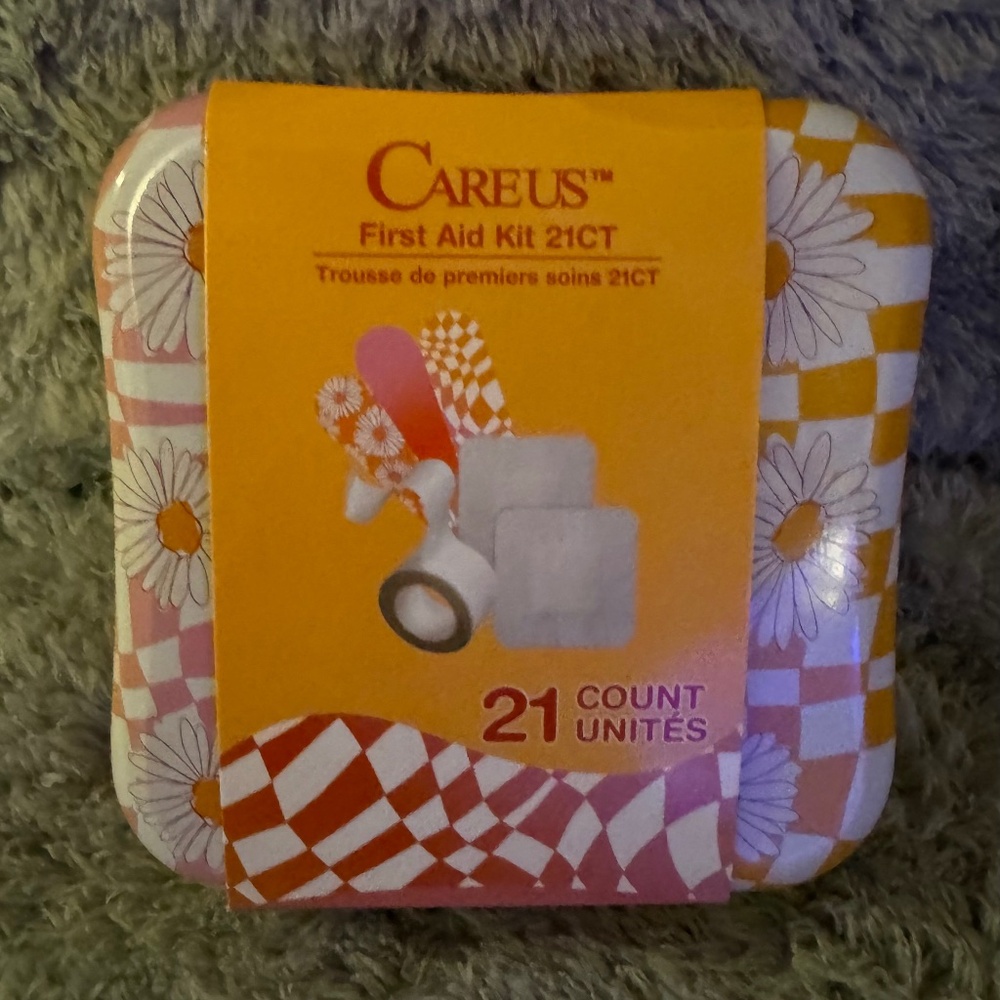 NWT CareUs 21 pc (collector/ series type) Metal Tin First Aid Kit